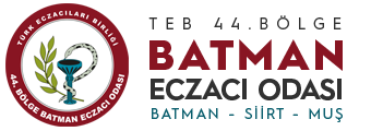 TEB 44. BÖLGE BATMAN ECZACI ODASI - BATMAN - SİİRT-  MUŞ